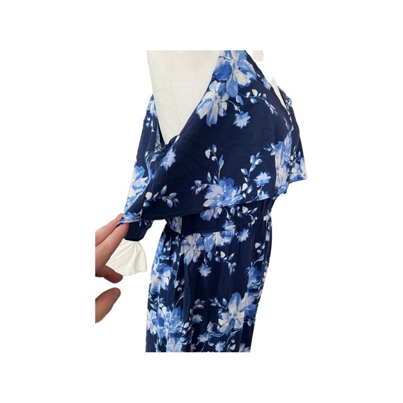 LC Lauren Conrad floral maxi dress L - Picture 4 of 5